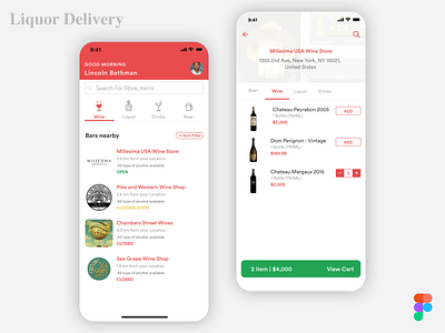 Liquor Delivery App Ui Design android delivery deliveryapp ios mobileapp userinterface