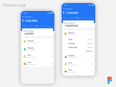 Finance App Ui android appdesign financeapp ios mobileapp ui ux