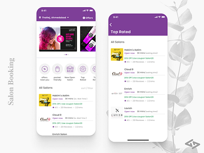 Salon Booking  Ui