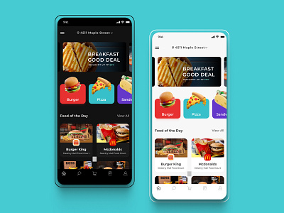Food Delivery App Design by iCoderz Design on Dribbble
