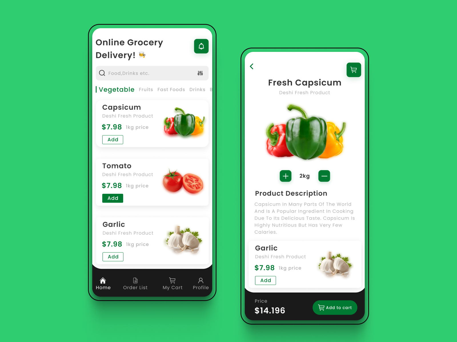 Grocery Shopping - Mobile App Design by iCoderz Solutions on Dribbble