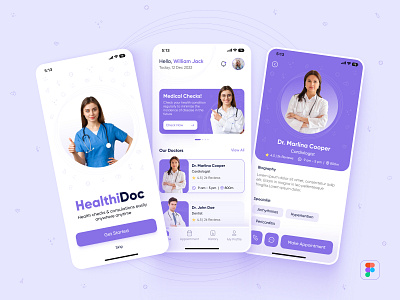 Medical Consultant Mobile App Design android app ui app ux behance daily design designer doctor app dribbble figma graphic design mobile ui ui ui bucket ui design ui designer ui inspiration uiux ux ux design ux designer