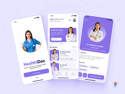 Medical Consultant Mobile App Design