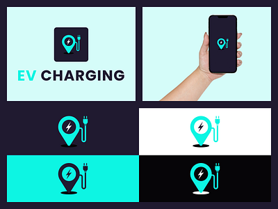 EV Charging Station Logo Branding - Part 1 app design app ui app ux behance branding design inspiration design studio designer dribbble ev charging figma graphic design logo mobile ui ui uiux uiux design user interface ux ux designer