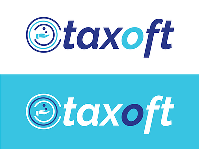 Online tax filing software logo design brand clean design logo software tax ui ux website