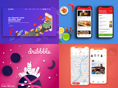 Top 4 Shots - 2018 2018 2018 trends app appdesign creative design ios iphonex mobile social top 4 top2018 ui ux xing