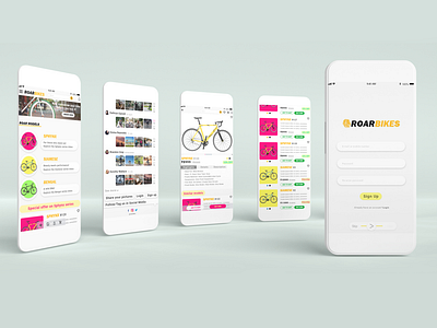 Udemy project - Roar Bikes Mobile app