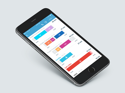 Transport App Route Comparison ios mobile sketch ui ux