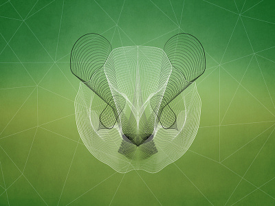 Panda Wallpaper artwork graphic green illustrator panda