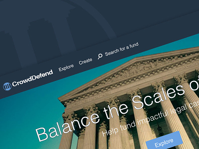 Balance the Scales of Justice legal logo ui web design website