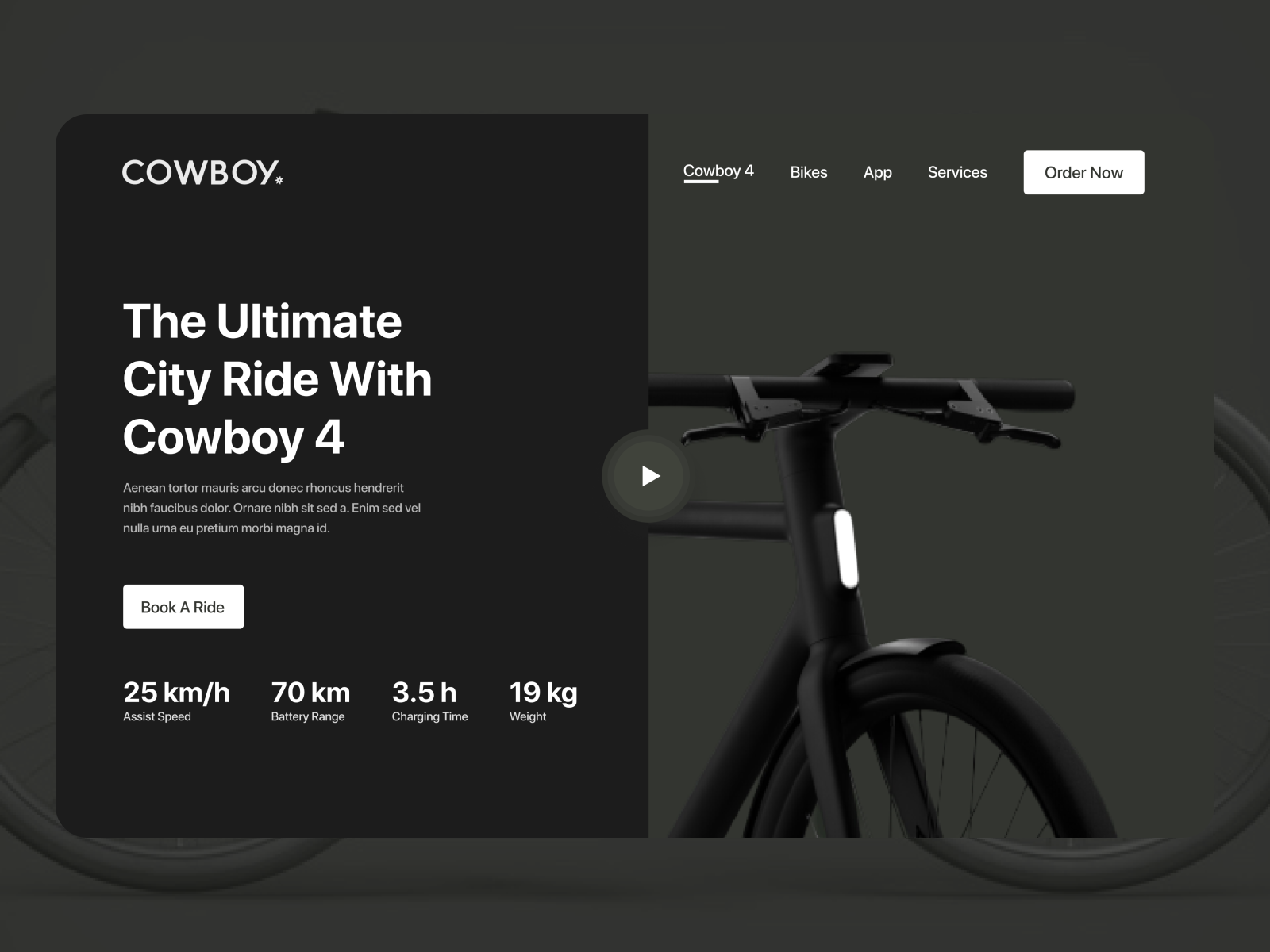 E-Bike Website Design, Cowboy bikes by Shahel Chowdhury on Dribbble