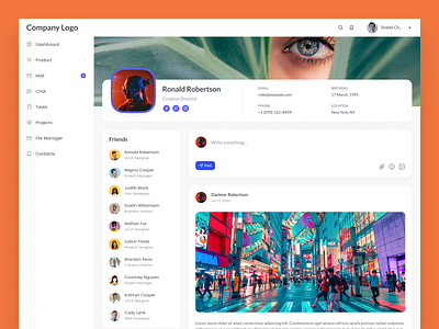 Deshboard Profile Page