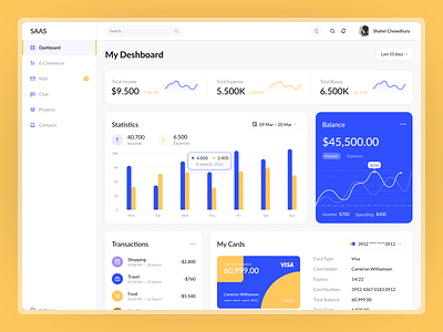 E-commerce UI - Dashboard