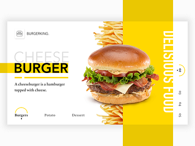 Redesign of the Food Landing page ui Design