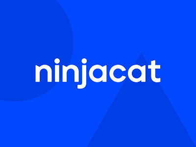 NinjaCat Wordmark brand brand identity branding logo logo design logo designer logo identity technology typography wordmark