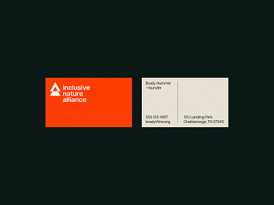 INA // Business Card Design
