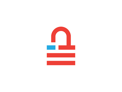 American Lock & Safe america brand brand identity lock lock and safe logo logo design logo identity simple logo