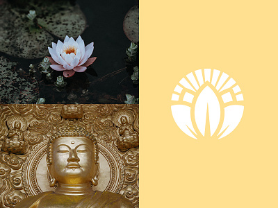 Change The Map brand identity branding buddha buddhist change logo logo design lotus positivity rays world