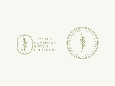Trysha's Alternates boutique brand identity branding creations gifts goods homemade logo logo design logos