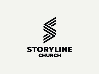 Storyline Church brand brand identity branding church church design church logo logo logo design logo designer logo identity monogram s logo simple story logo storyline
