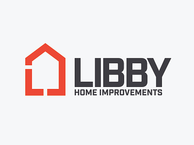 Libby Home Improvements || Final Logo brand brand identity branding construction construction logo contractor contractor logo home improvement home logo house logo l logo logo logo design logo designer logo identity simple