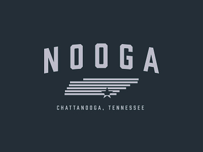 NOOGA badge design badge logo brand brand identity branding chattanooga illustration logo logo design logo designer logo identity simple tennessee vector art