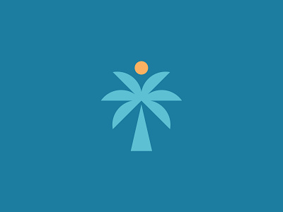 Palm beach brand identity branding icon icon design illustration logo logo design logo identity palm palm tree