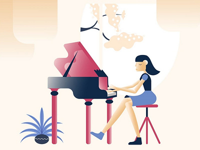 Piano girl