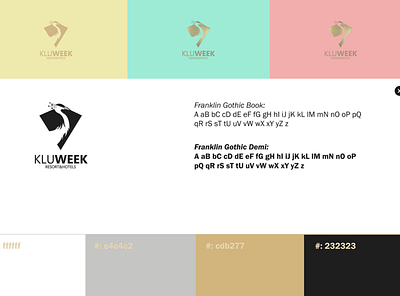 Kluweek brand brand design branding design graphicdesign identity illustrator