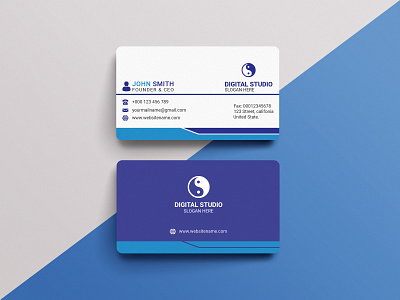 Professional Business Card by Abu Ishaq on Dribbble