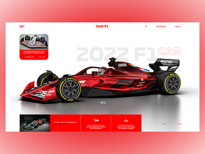 Gast F1 designcar ferrary formula formula1 web webdesign