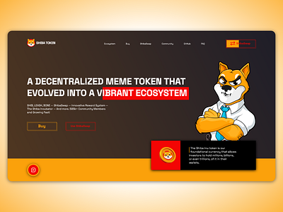 Shiba Token websait