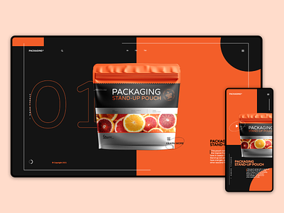 Packaging websait & app ... app appdesign black branding design fruit orange oranges trending ui web webdesign websait white