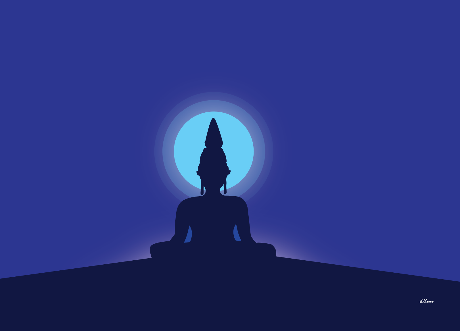 Buddha by Eldho MV on Dribbble