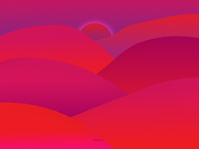 Valley of red minimal vector