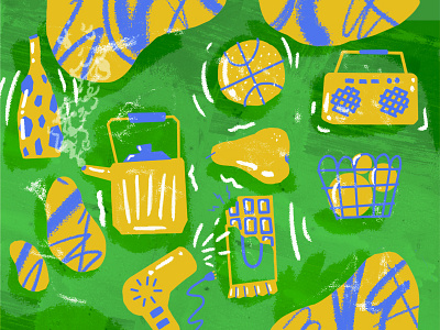 Pop stuff! basket chocolate colors illustration pear radio shapes