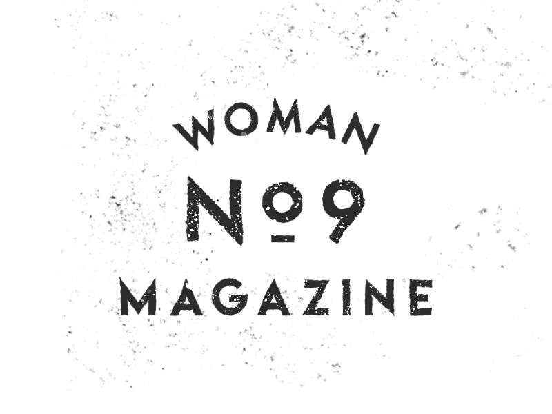 Trembling Woman Magazine Logo badge illustration logo magazine mark market paper sign type woman