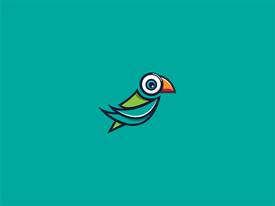 Parrot logo design branding design graphic design icon illustration logo vector