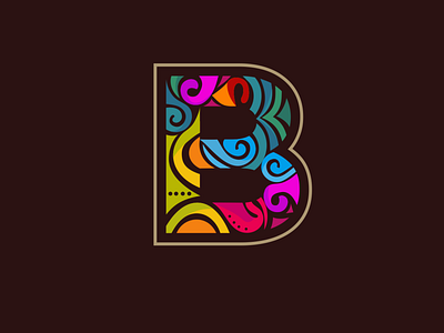 B letter logo design for Africa style logo branding design graphic design icon illustration logo typography ui ux vector