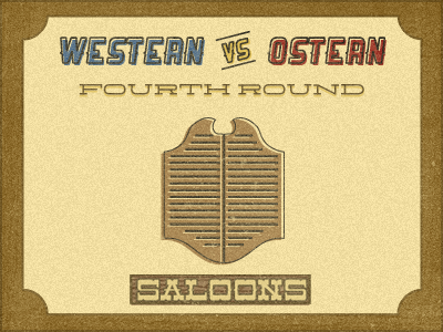 Western vs Ostern 4 door fourth majkol ostern round saloon western
