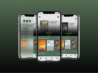 Book Shopping App book shopping app carasouel design glassmorphism illustrator ui ux