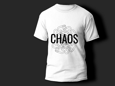 T-Shirt Design adobe illustrator chaos cool tshirt t shirt design idea text based design unisex t shirt