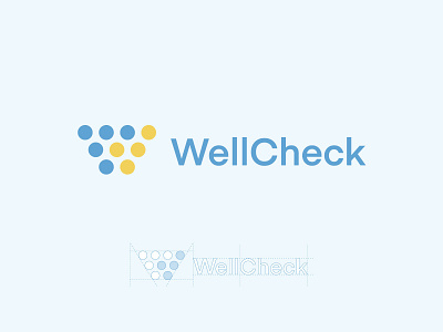 WellCheck logo & sketch brand guidelines depression desktop app startup