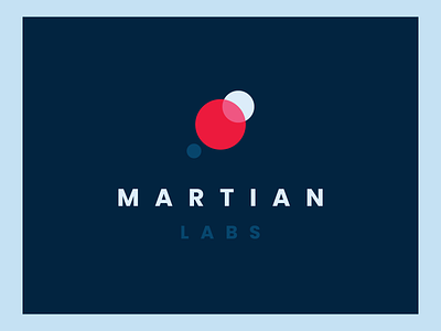 Martian Labs Launch & Branding logo logo design planets space spaceship