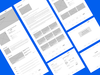 E-commerce site wireframe for a social project "Eco-Emo"