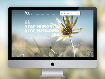 A+ Share Website Design image lifestyle sense thin ui vedio web