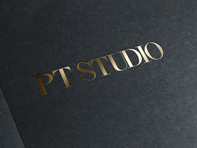 Pt Studio Brand Design black brand clean logo photography vi