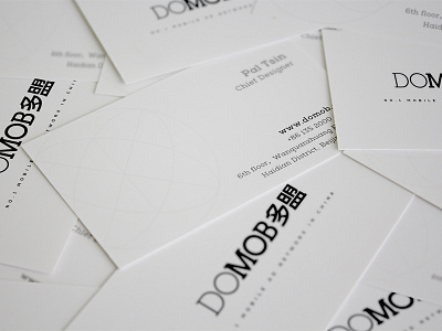 Domob Business Card ad business card domob mobile