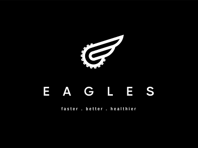 Eagles - Bike Rental. app brand brand identity branding design golden ratio graphic design illustration illustrator logo logo design photoshop presentation social media ui ux vector web web design website