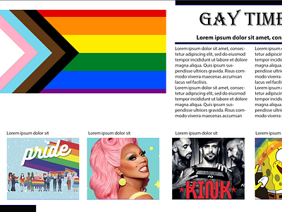 Pride Magazine Layout